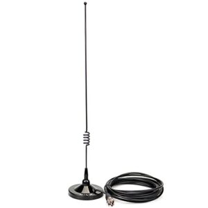retevis ham mobile radio antenna,compatible with retevis rt95 rt98 rt99 rb86 ra25 rt90 mobile transceivers dual band amateur radio antenna,rg58 c/u coaxial cable with sl16 j/pl259 connector(1 pack)