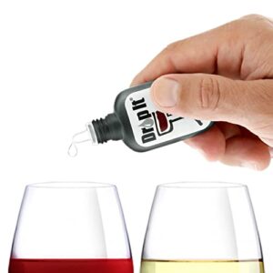 the original drop it wine drops, 2pk usa made wine drops that naturally reduce both wine sulfites and tannins can eliminate wine sensitivities, wine allergies and histamines a wine wand alternative