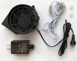air characters replacement 1.0a fan blower for gemmy airblown inflatable 12v/1.0a adapter model #jdh9733s