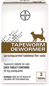 bayer expert care tapeworm dewormer for cats and kittens