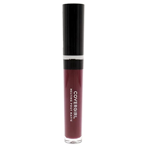 covergirl melting pout 24hr matte liquid lipstick, blood moon, 0.18 ounce (pack of 1)