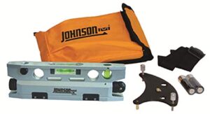 johnson level & tool 40 6174 magnetic torpedo laser level, red, 1 kit