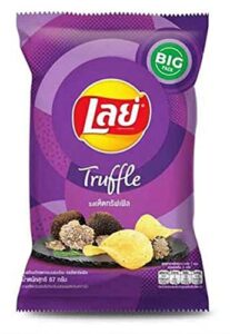 lays brand , crispy potato chips truffle flavour, 67g x 2 packs, 2.4 ounce (pack of 2)