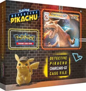 pokemon tcg: detective pikachu charizard gx case file, multicolor | genuine cards
