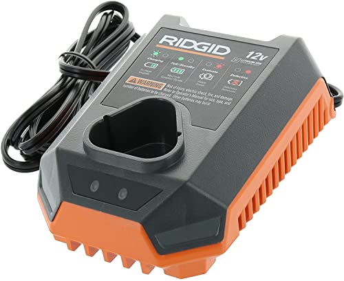 ridgid r86045 genuine oem 12 volt, 35w, 60hz lithium ion battery charger (battery not included, charger only)