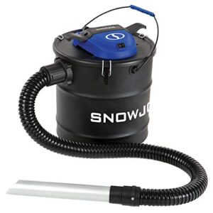 snow joe ashj201 4.8 gallon 4 amp ash vacuum w/metal storage tank, hose, filters, cord organizer